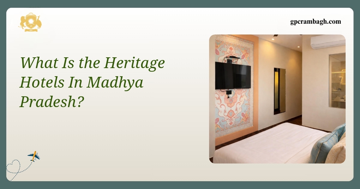 Understanding Heritage Hotels in Madhya Pradesh: A Gwalior Perspective