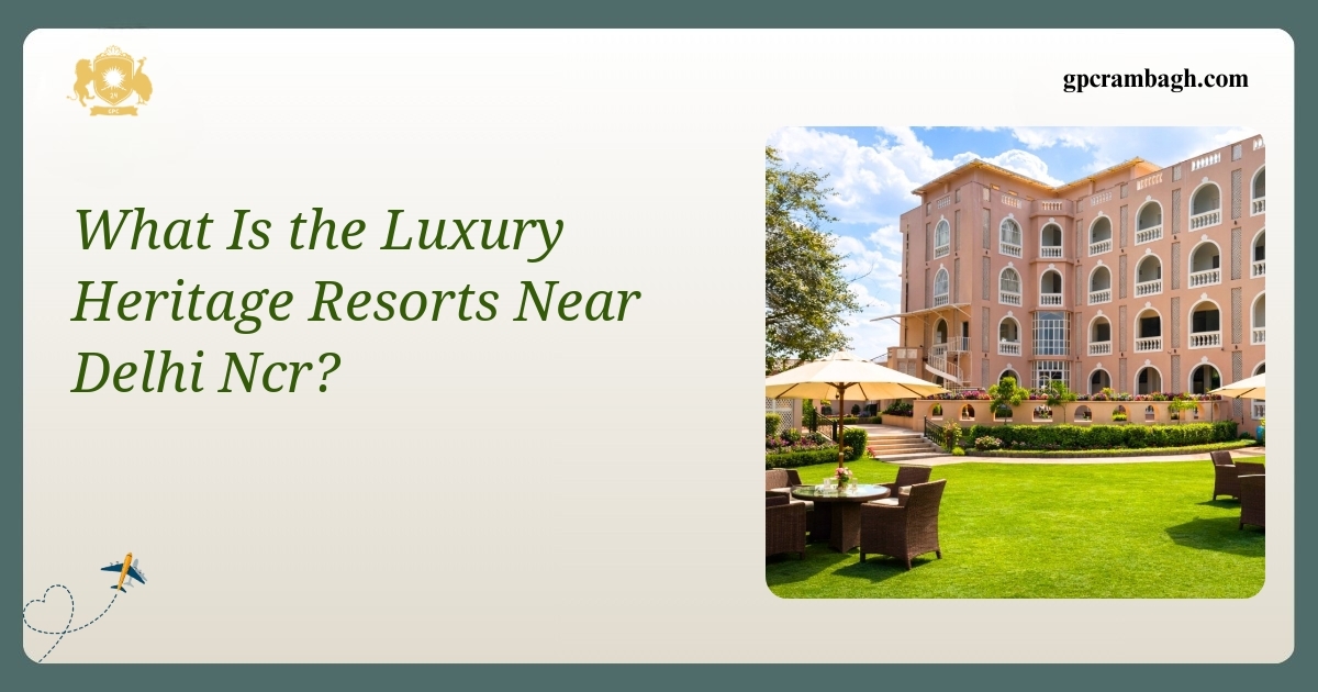 Luxury Heritage Resorts Near Delhi NCR: A Gwalior Retreat